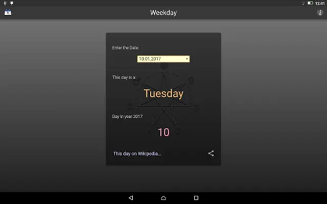 Weekday Free android App screenshot 2