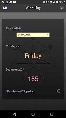 Weekday Free android App screenshot 3